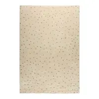 Covor negru/crem 140x200 cm Dottie Black – Universal