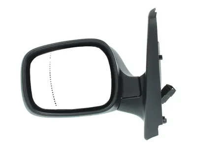 Oglinda stanga potrivit NISSAN KUBISTAR; RENAULT KANGOO 2003-2009 - electrica, asferic, incalzita, grunduita