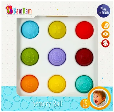 Tabla senzoriala cu bile, BamBam