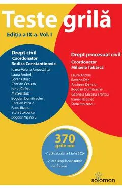 Teste grila Vol.1 Ed.9