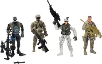 Set de figuri Chap mei Soldier Force - Trupă de soldați, 4 bucăți