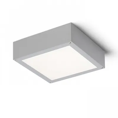 SCOTT Plafoniera gri argintiu 230V LED 9.8W IP54 3000K