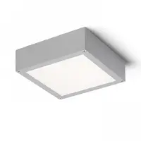 SCOTT Plafoniera gri argintiu 230V LED 9.8W IP54 3000K