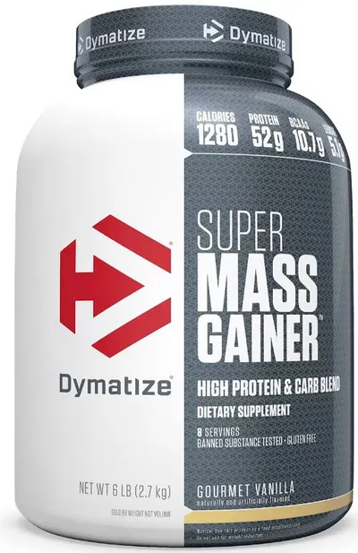 Super Mass Gainer, vanilie, 2.7 kg, Dymatize