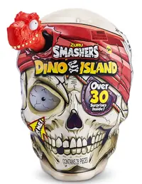Set Zuru Smashers - Dino Island: craniu uriaș, dinozaur roșu