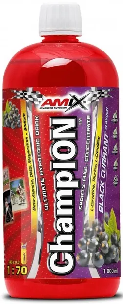 Champion Sports Fuel, coacăze negre, 1000 ml, Amix