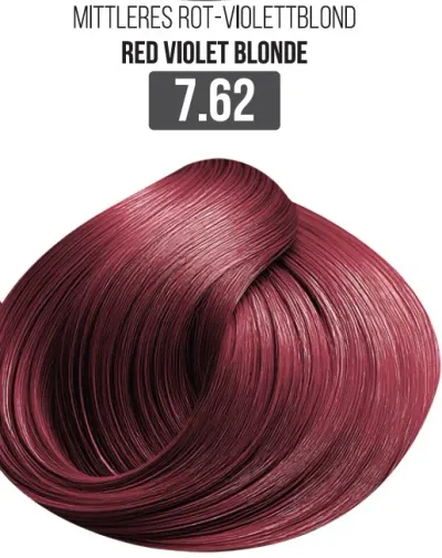 Vopsea Profesionala Cu Amoniac Redus EVOQUE Milk Therapy 100 ml - 7.62 Red Violet Blonde - Cu Tehnologie Lipid Micro Emulsion