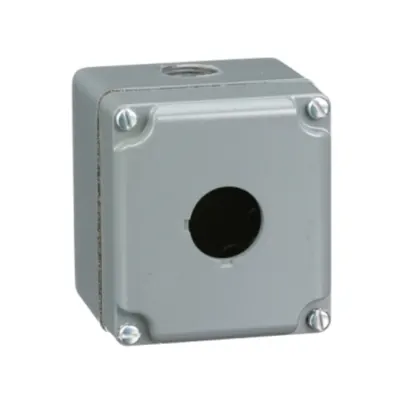 Cutie Fara Buton - 9001K - Aluminiu - 1 Decupaj Ø 30