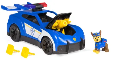 Set de joacă Spin Master Paw Patrol - Search & Rescue, Mașina de poliție a lui Chase