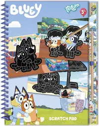 Set creativ Totum - Scratchbook Bluey