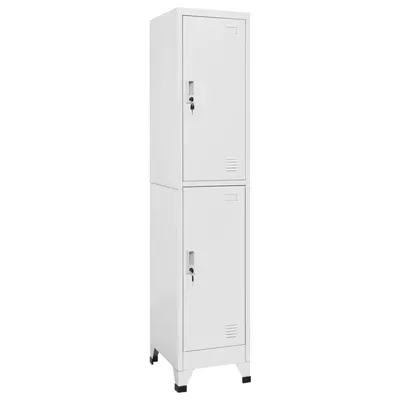 vidaXL Dulap vestiar cu 2 compartimente 38x45x180 cm