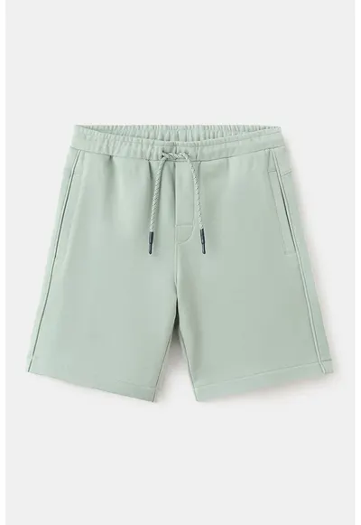 Pantaloni scurti cu snur - Verde pal