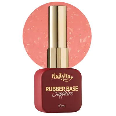 Rubber base NAILSUP Sapphire Flakes 03 10 ml