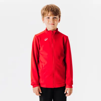 Jachetă cu fermoar ESSENTIAL Club Roșu Junior