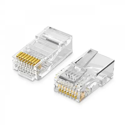 Conector Retea UGREEN NW110, RJ45, Cat5/5e, Set 50 bucati