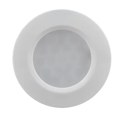 Spot mini LED PENTRU MOBILIER, cu rama, rotund, 1.5W, 4000K, corp ALB, LUMINA NEUTRA