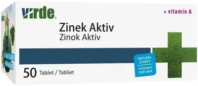Cinc + Vitamina A, 50 tablete, Virde