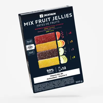 Jeleuri de fructe energizante mix 12x25g