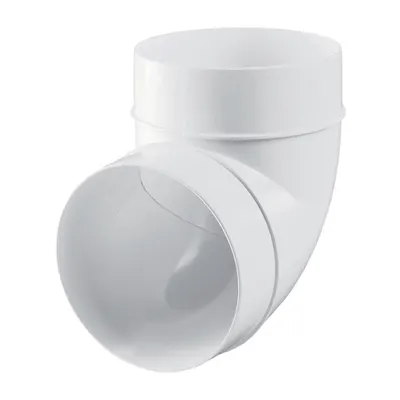 90° Connecting Bend For Round Ducts D100mm