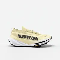Încălțăminte de alergare trail placă de carbon Kiprun kipsummit race bej Damă