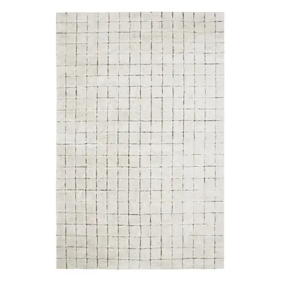 Covor crem lavabil/țesut manual din bumbac 200x300 cm Mosaic – Lorena Canals