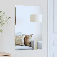 vidaXL Ogledna de perete Dreptunghiular 70 x 50 cm sticlă securizată