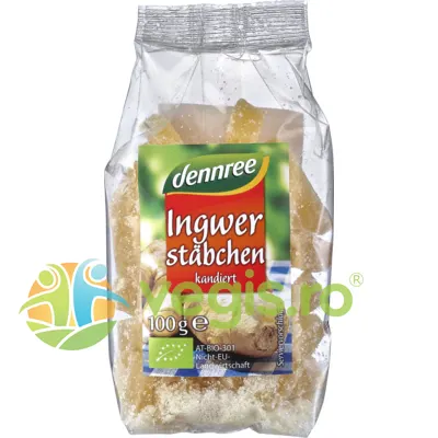 Ghimbir Confiat Ecologic/Bio 100g