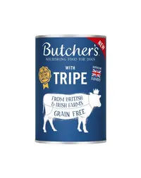 BUTCHER'S Original Tripe Mix hrana umeda caini, pate cu rumen de vita 400g