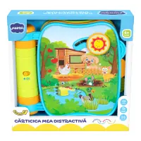 Carte interactiva cu sunete, Minibo, Animalute
