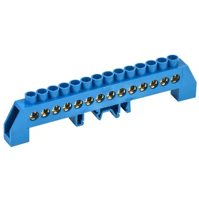Neutral bus bars in combined DIN-Izolators of “Bearing” type SHNI-8x12-14-kS-S