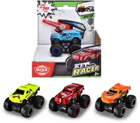 Mașină de curse metalică Dickie – Key Racer, 6.5 cm, sortiment