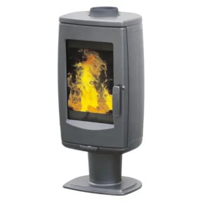 Soba de fonta ATLAS Gri - 8-11kW, eficienta A+