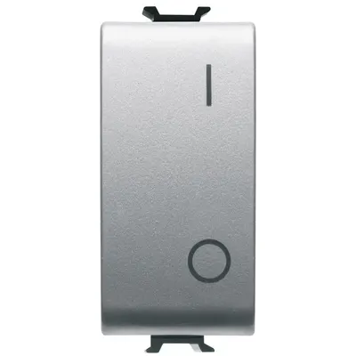 Intrerupator 2 poli 1M 16A Gewiss Chorus GW14004, titan