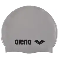 Arena Kinder Badmuts Classic Silicone Zilver