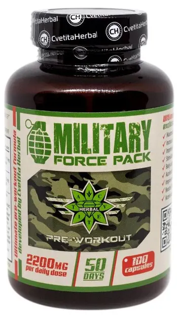Military Force Pack, 100 capsule, Cvetita Herbal
