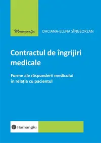 Contractul de îngrijiri medicale - Paperback brosat