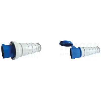 Pachet Industrial IP67 Puternic: Fisa si Priza Cablu, 125A, 250V - Conexiuni Extreme si Sigure