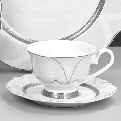 Set de ceai Morello - Royal Silver, 12 piese, 180 ml