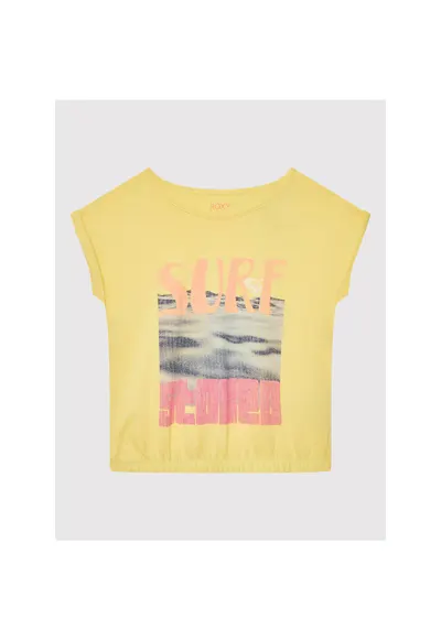 Tricou Fete - 300070406 - Bumbac - Galben