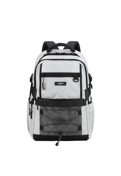 Rucsac unisex cu bretele ajustabile Zenithar Nova - Gri deschis