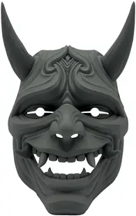 Print 3D 3D Morph Lab - Oni half,mască de față, gri