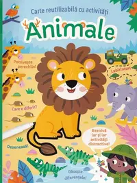 Animale. Carte reutilizabilă cu activități - Paperback - ***