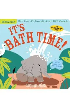 Indestructibles: It's Bath Time!: Chew Proof - Rip Proof - Nontoxic - 100% Washable (Book for Babies, Newborn Books, Safe to Chew)