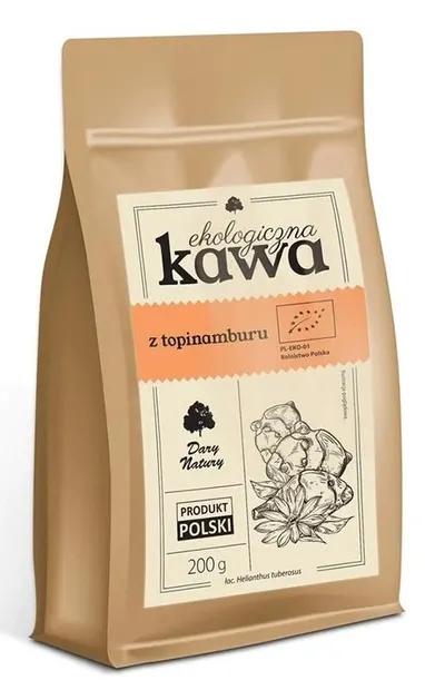 Cafea bio din tubercul de păpădie și rădăcină de păpădie, 200 g, Dary Natury