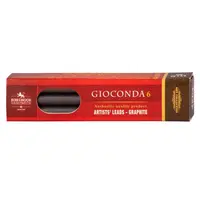 Mine Grafit pentru Creioane Mecanice Gioconda, Negru, 5.6 mm, Tarie 4B, Lungime 80 mm, Koh-I-Noor