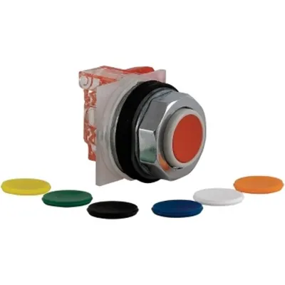 Buton Ø 30 Cu 7 Variante De Culoare - Arc De Revenire Proeminent - 1Oc