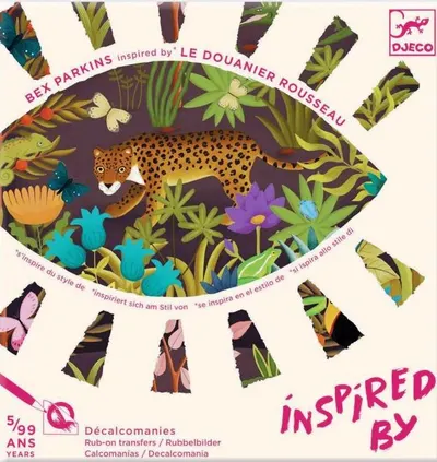 Set de desenat Djeco - Inspira-te din Le Douanier Rousseau