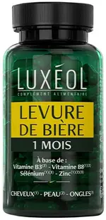 Levure de Bière Pentru piele, păr și unghii sănătoase și frumoase, 90 capsule, Luxéol