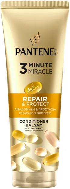 Pantene Pro-V Balsam de păr regenerant Repair & Protect 3 Minute Miracle, 220 ml