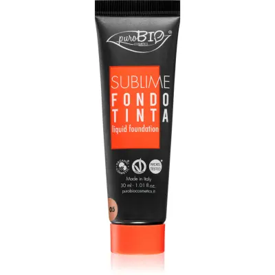 puroBIO Cosmetics Sublime fond de ten lichid culoare 05 30 ml